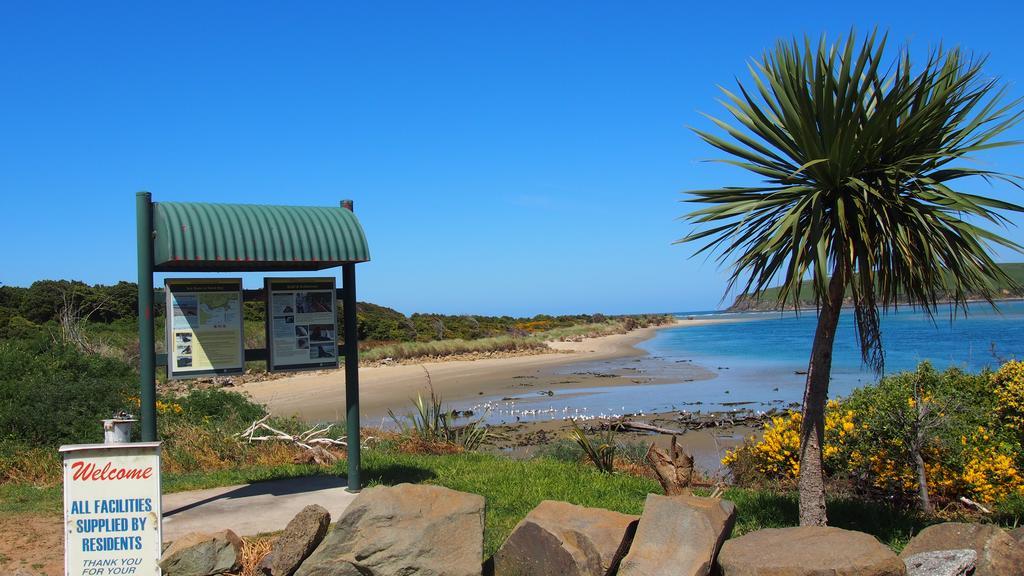 Surat Bay Lodge By The Sea/Backpackers Hostel Owaka Exterior photo
